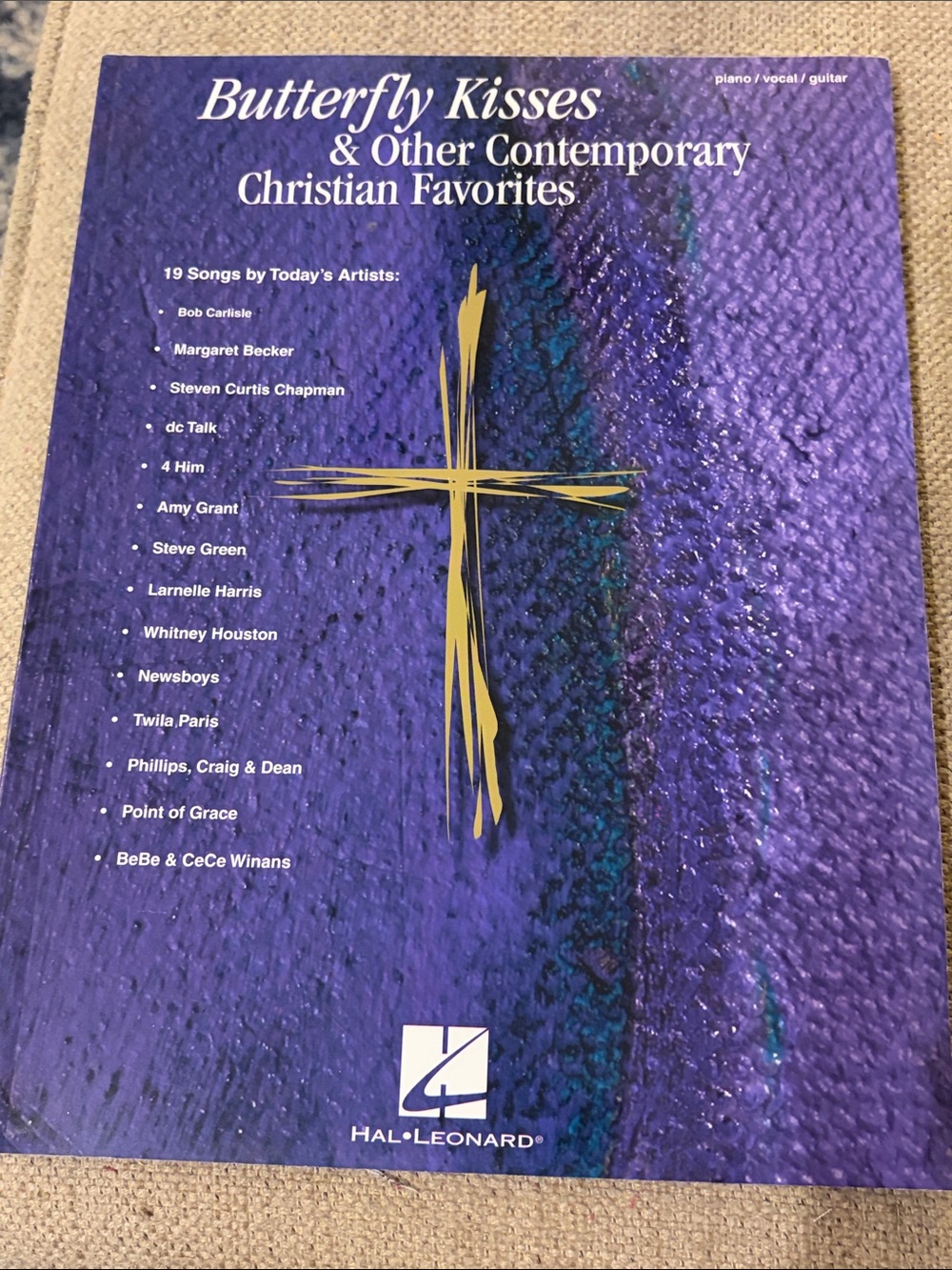 Butterfly Kisses & Other Contemporary Christian Favorites Piano/Vocal/Guitar Boo